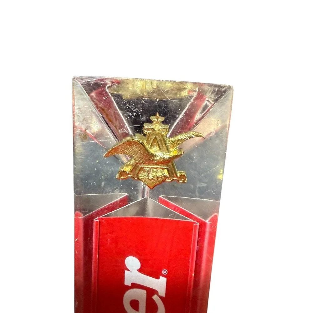 Vintage Budweiser Acrylic Draft Beer Tap Handle 8